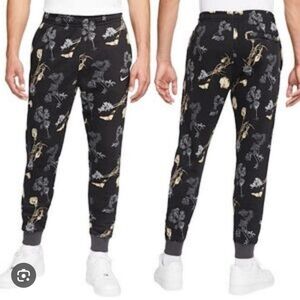 Nike Sport Fleece Floral Joggers M
